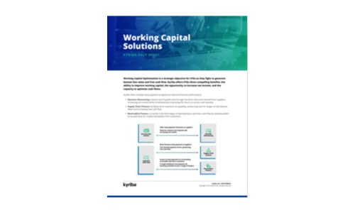 Working Capital Solutions